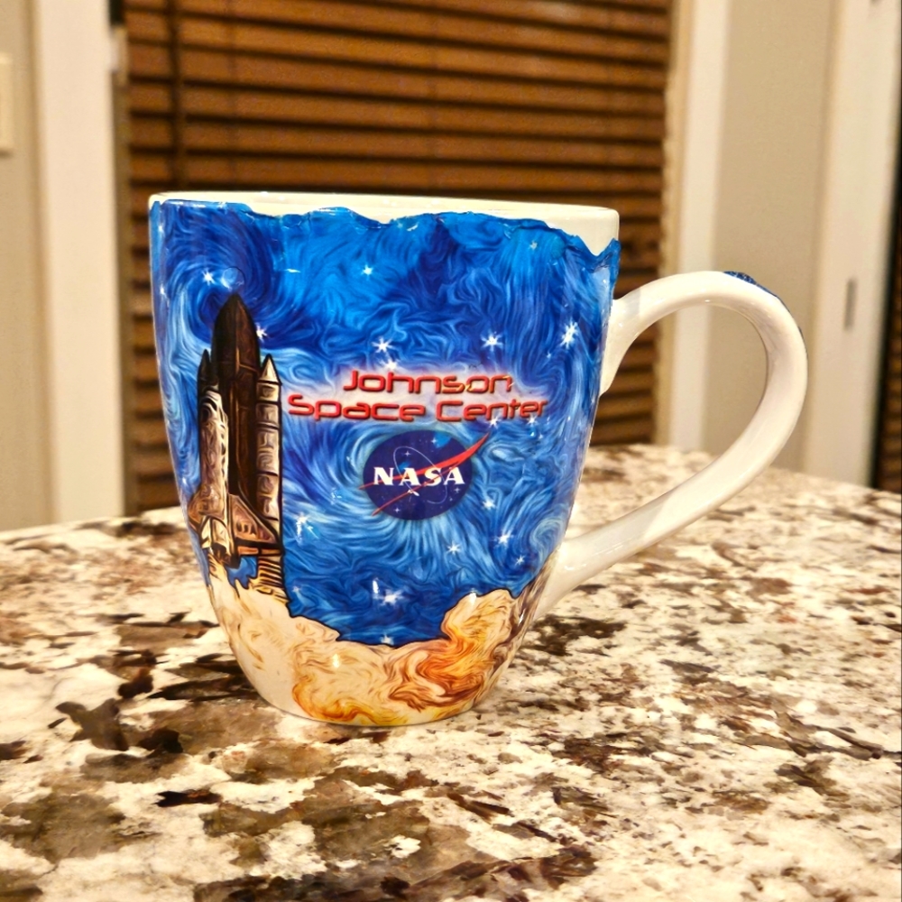 NASA Johnson Space Center Mug Van Gogh Starry Night